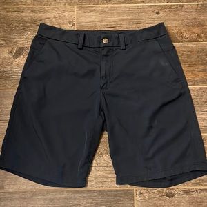 Lululemon Commission type shorts, 9 inch inseam, some wear
